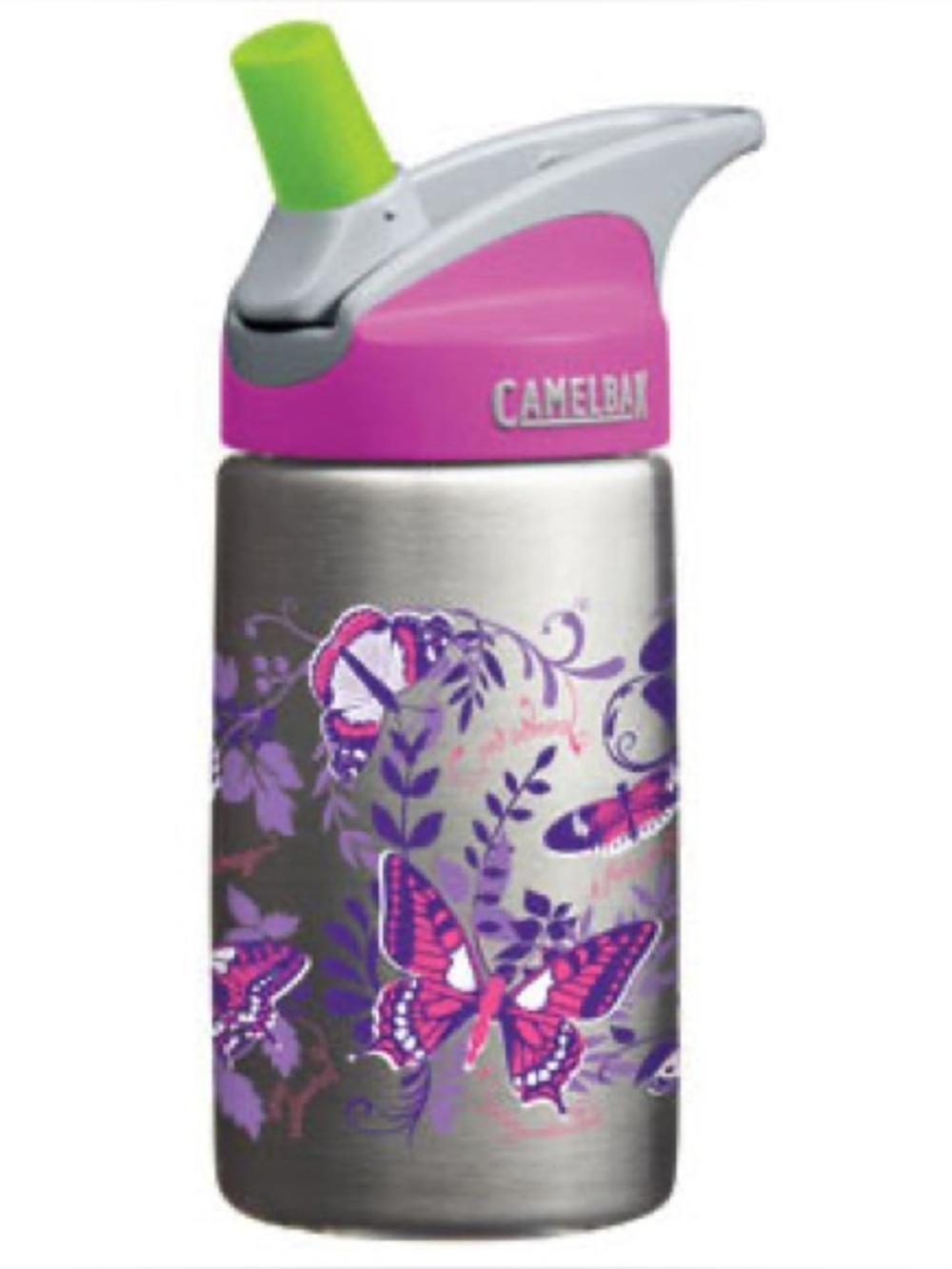CamelBak Kids' Stainless-Steel Bottle 12oz butterflies
